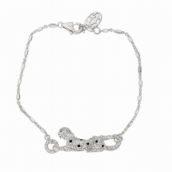 PULSERA PANTHERE SILVER C