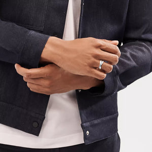 ANILLO T ENTRELAZDOS SILVER