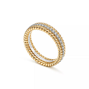 ANILLO TWO-ROW GOLD