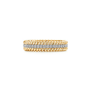 ANILLO TWO-ROW GOLD